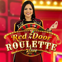 Red Door Roulette online game logo by Evolution on leoncasino-pt.eu