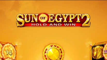 Sun of Egypt 2: Hold and Win online game logo by Booongo on leoncasino-pt.eu